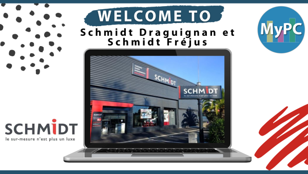 Nous profitons de l'installation d'un nouveau Magasin Schmidt à Draguignan pour également moderniser la solution du magasin Schmidt de Fréjus